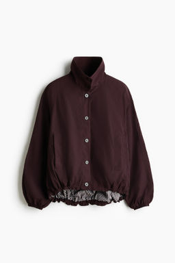 Chaqueta oversize con bajo globo
