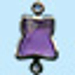 Страз в оправе "Gamma" MS-04 9.5 х 7 мм акрил 50 шт в пакете с еврослотом СК/Распродажа №07 сиреневый