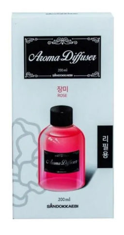 Наполнитель для аромадиффузора роза (запаска) . -Aroma diffuser refill rose. 200мл