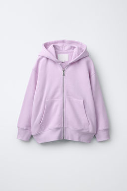 SUDADERA CREMALLERA B?SICA / Rosa