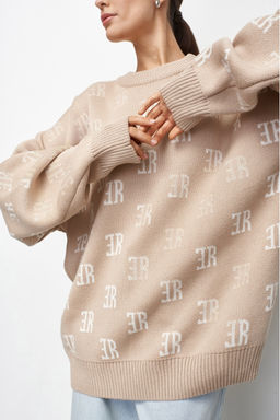 Джемпер Cotton Jacquard Beige - Erist store фото 7