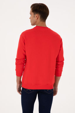 Erkek K_rm_z_ Basic Sweatshirt - U.s. polo assn фото 5