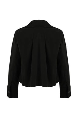 Bej Kruvaze Oversize K?sa Trenckot TWOAW26TR00020 - Trendyolmilla фото 27