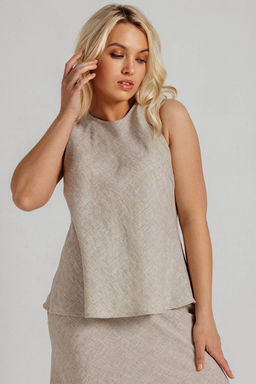Блузка 4523/01/Бежевый - Rise фото 6