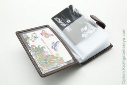 Женская кожаная визитница Sergio Valentini СВ 8030-010  фото 2