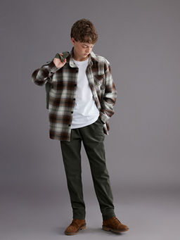 Beli Lastikli Kadife Erkek ?ocuk Pantolon