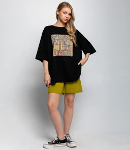 Футболка #КТ58-36, чёрный