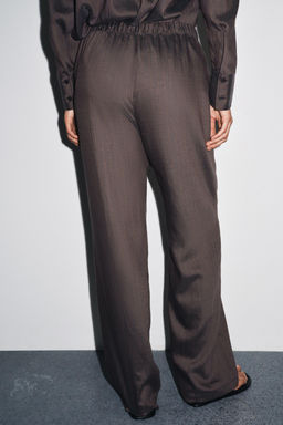 ZW COLLECTION STRIPED PYJAMA TROUSERS - Zara фото 3