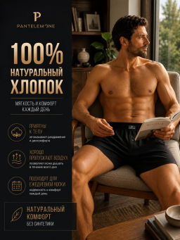 Трусы-боксеры мужские - Pantelemone фото 17