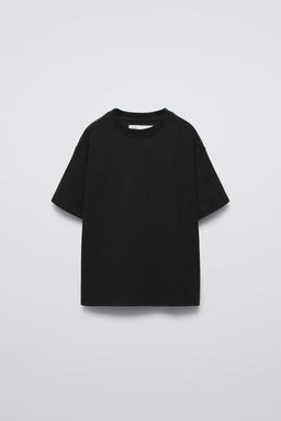 PLAIN MEDIUM WEIGHT T-SHIRT - Zara фото 8