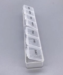 Органайзер для таблеток на неделю, большой контейнер для таблеток на 7 дней, контейнер для лекарств с витамином чехол, контейнер для таблеток для лекарственных добавок - Buro фото 4