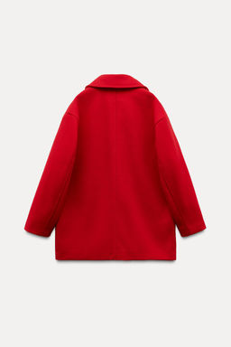 DOUBLE-BREASTED COAT WITH POCKETS - Zara фото 6