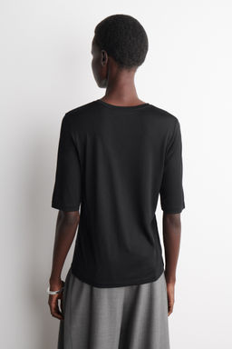 CAMISETA DE SEDA FLUIDA - H&m фото 6