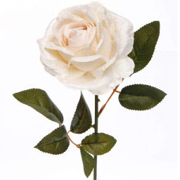 Цена за 2 шт. Искусственные цветы "FLOWERS MAGIC" 53см Роза шампань