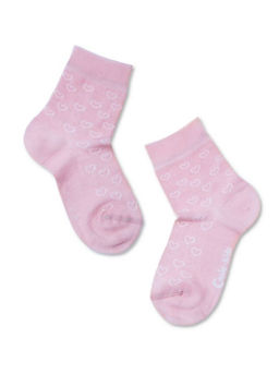 Носки детские Conte Elegant CLASS из хлопка светло-розовые  фото 3
