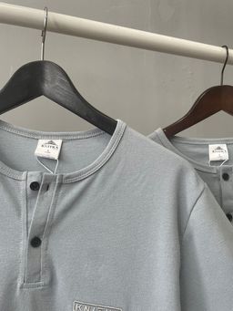 191 Футболка-поло, серый, пике - Knitka wear фото 5