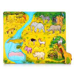 3D Развивающая доска "Водопой на Лимпопо" (Африка,47 дет.) 37х1х31
