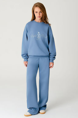 Арт. 2-540 Костюм женский с брюками 44-50 (4 шт) Цвет:Голубой - Калинка фото 19