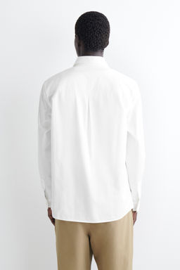 CAMISA SLIM FIT DE ALGOD?N PIMA CON BOLSILLO - H&m фото 8