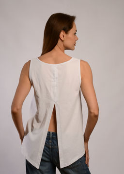 Майка женская ВАЛЕНСИЯ -1 (белый №0) - Ивановская трикотажная компания фото 2