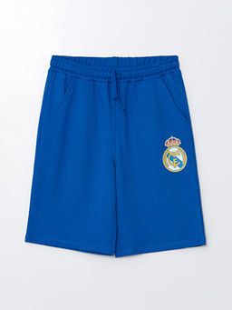 Beli Lastikli Real Madrid Bask?l? Erkek ?ocuk ?ort