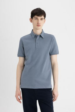 Slim Fit K?sa Kollu Polo Tisort