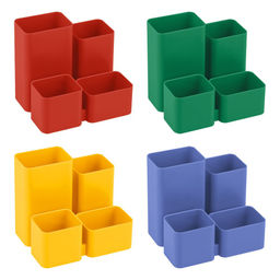 Подставка-органайзер настол. СТАММ "Юниор" (ОР305) цветная, в ассорт.