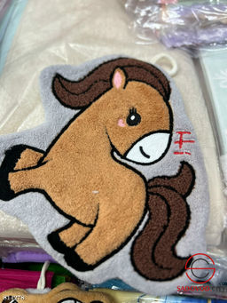 Полотенце - прихватки с лошадками