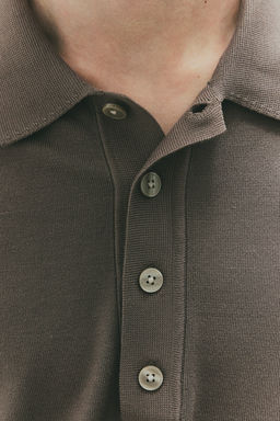 Polo en punto fino Regular Fit - H&m фото 4