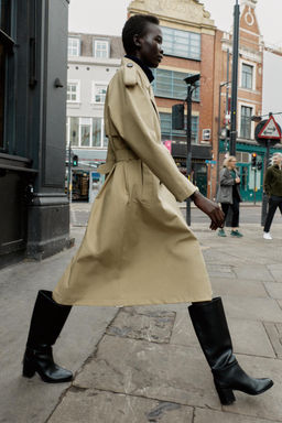 TRENCH COAT WITH BELT - Zara фото 5