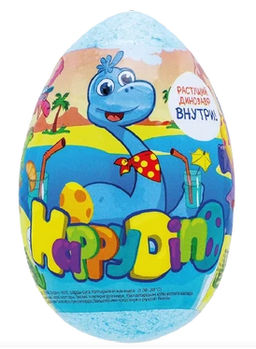 Ср-во д/ванн шипучее 130гр Happy dino