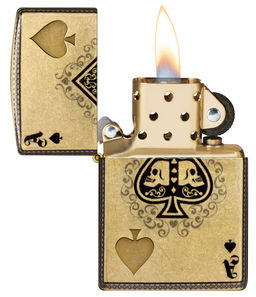 Зажигалка ZIPPO Туз черепов | Ace of Skulls 46388  фото 3