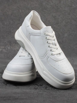 03-3062-2 WHITE Кроссовки женские (натуральная кожа)