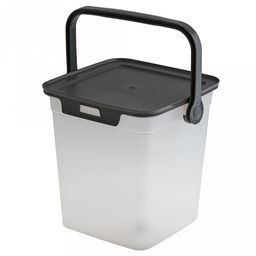 Контейнер для стирального порошка пластмассовый "Smart" 6,5л, 23,5х22х23см (Россия)