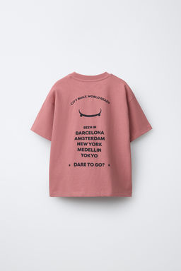 CAMISETA ESTAMPADO LOGO / Rosa palo - Zara фото 2