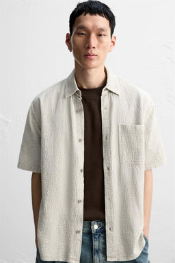 SOLUK EFEKTLI DOKULU GOMLEK - Zara фото 6