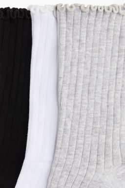 Pack de 3 calcetines en punto de canal? - H&m фото 3