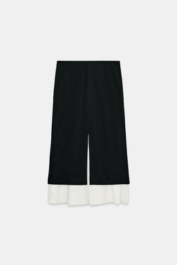 ZW COLLECTION CONTRAST SKIRT - Zara фото 6