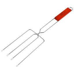 Вилка-гриль для сосисок Maclay, хромированная сталь, 50x12 см, рабочая поверхность 20x12 см  фото 3