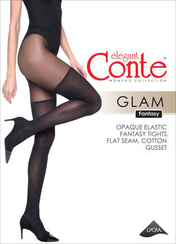 Колготки фантазийные CONTE FANTASY GLAM nero
