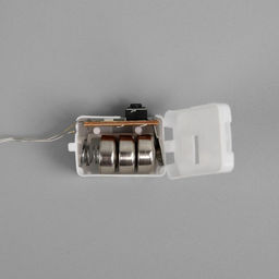 Гирлянда «Нить» 2 м роса, IP20, серебристая нить, 20 LED, 3 режима, батарейки AG13×3 (в комплекте), свечение тёплое белое