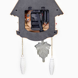 Часы настенные интерьерные большие с кукушкой «Замок фей», плавный ход, 44×26 см