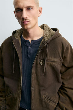 VINTAGE WASHED JACKET - Zara фото 5