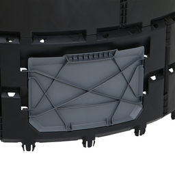 Компостер пластиковый, 800 л, 78×108×108 см, чёрный