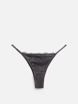 Infinity / Трусы стринги-бразилиано жен. Richi серый