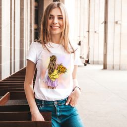 Эксклюзивная футболка Yana Pletneva упаковка плотный Zip пакет!  фото 2