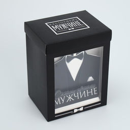 Коробка складная с 3D эффектом Настоящему мужчине, 18 х 14 х 23 см - Дарите счастье фото 3