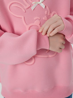 Свитшот для девочек розовый - Mark formelle фото 5