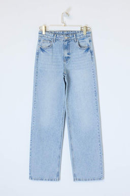 Mavi Yuksek Bel Straight/Duz Kesim %100 PamukluJeans TWOSS26JE00177 - Trendyolmilla фото 5