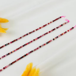 Бусины для украшений из Шпинели микс (88 бусин) 38 см